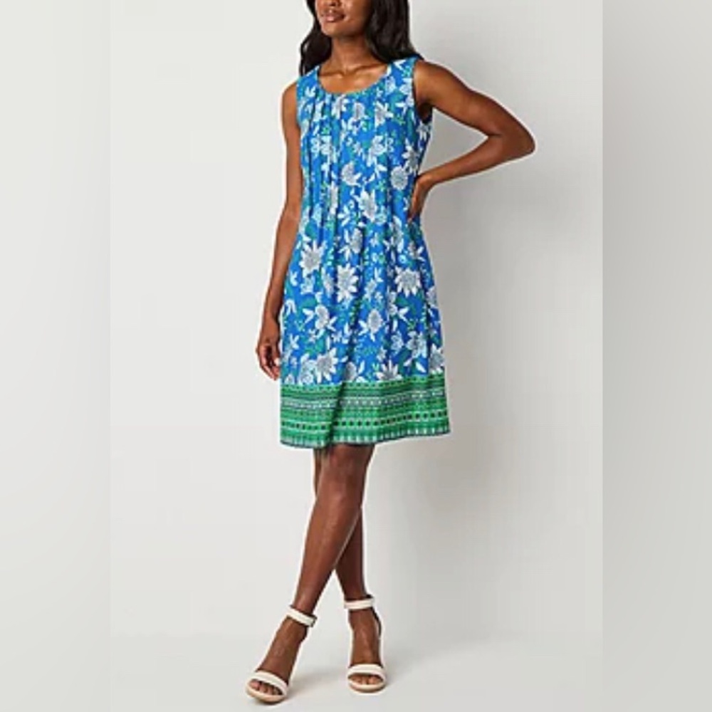 NEW Perceptions Womens‎ Sleeveless Shift Dress